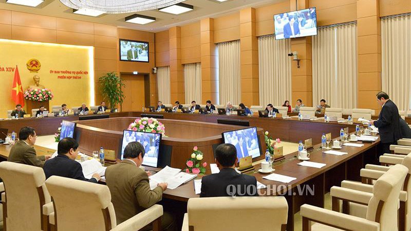 Phiên họp chiều 10/1 của Uỷ ban Thường vụ Quốc hội 