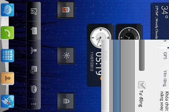 Cuối màn hình xuất hiện biểu tượng khóa chức năng xoay - Ảnh minh họa.