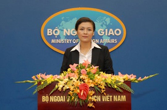 Bà Nguyễn Phương Nga, người phát ngôn Bộ Ngoại giao Việt Nam.