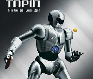 Hình ảnh thiết kế bán thân robot Topio 2.0.