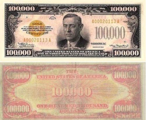 Đồng USD mệnh giá lớn nhất là bao nhiêu? 1