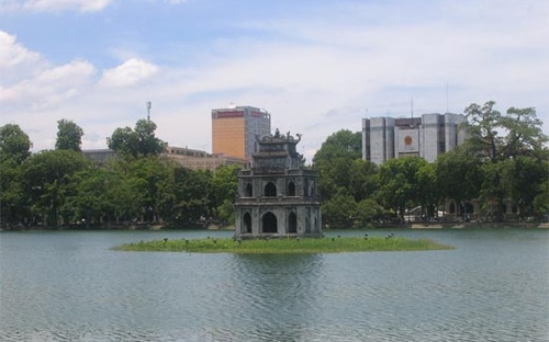 Khu vực quận Hoàn Kiếm, Hà Nội.<br>