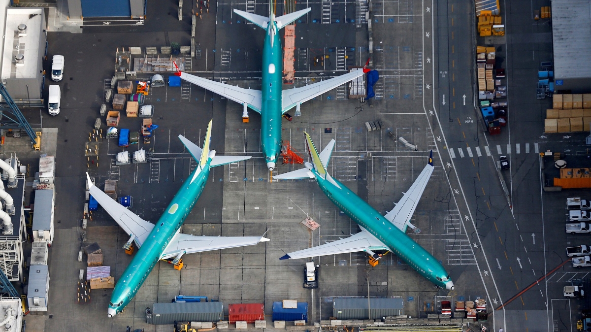 Máy bay Boeing 737 Max đỗ tại nhà máy của Boeing ở Renton, Washington, Mỹ - Ảnh: Reuters.