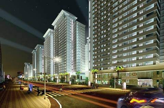 Phối cảnh dự án chung cư Lê Văn Lương Residentials tại khu đô thị mới Dương Nội, Hà Đông, Hà Nội.