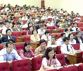 Sáng 30/3, Ủy ban Thường vụ Quốc hội chốt lại danh sách thành viên trả lời chất vấn - Ảnh: TT.
