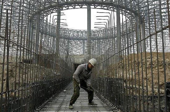 Đầu tư xây dựng của Trung Quốc tăng mạnh trong năm qua.