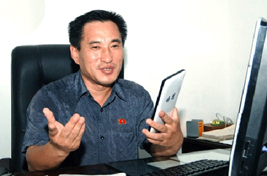 Theo KCNA, chiếc máy tính bảng này đã thu hút các trường học và các bạn sinh viên trẻ tuổi - Ảnh: KCNA.