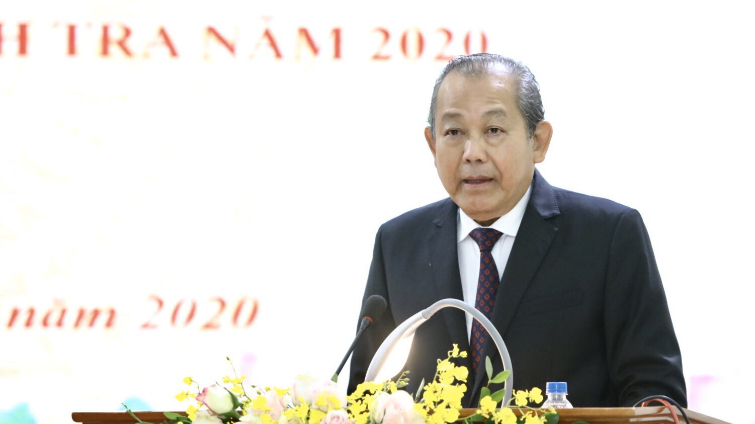 Phó thủ tướng Trương Hòa Bình phát biểu chỉ đạo tại hội nghị.