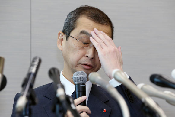 Chủ tịch kiêm Giám đốc điều Shigehisa Takada của Takata Corporation - Ảnh: Nikkei.<br>