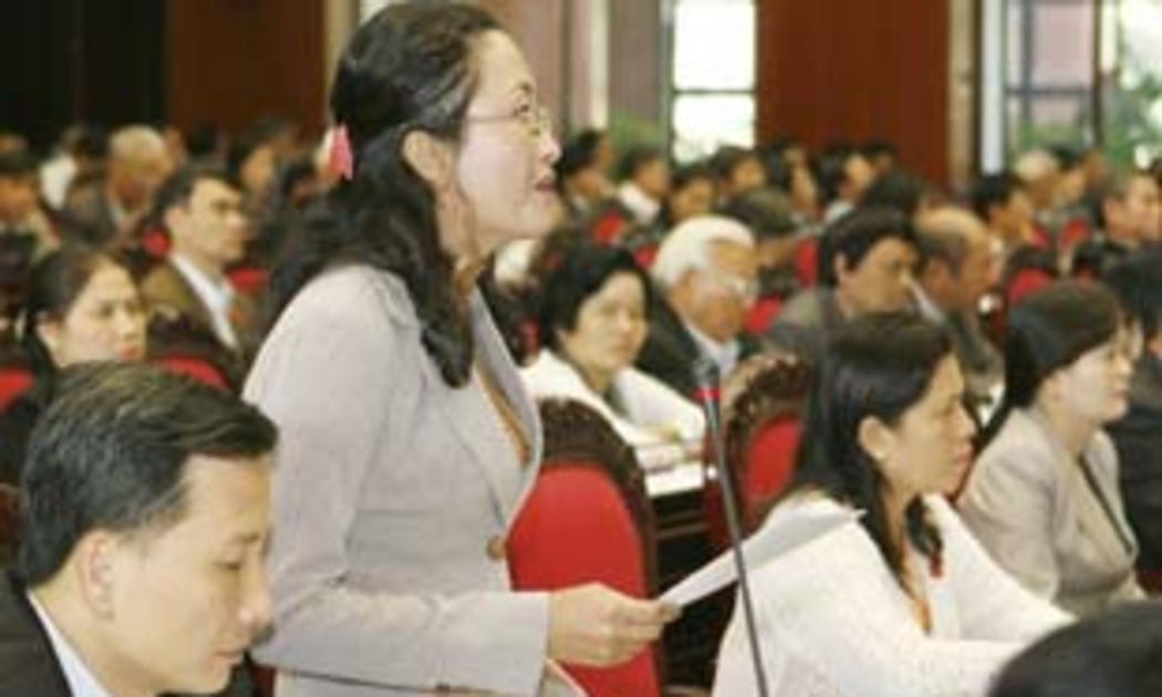 Phần chất vấn và trả lời chất vấn đã có bước cải tiến theo hướng chỉ tập trung vào một số nhóm vấn đề nổi cộm.