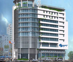 Phối cảnh thiết kế dự án cao ốc văn phòng của SPT tại Tp.HCM.