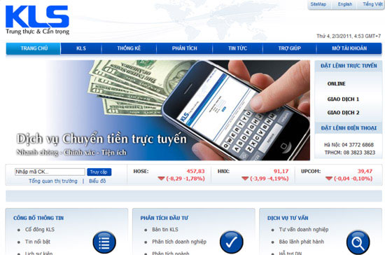 Từ trường hợp của công ty chứng khoán Vincom, nay đến trường hợp của KLS, tín hiệu về sự cạnh tranh khốc liệt của một thị trường có tới 105 công ty chứng khoán đã phát đi rõ hơn.