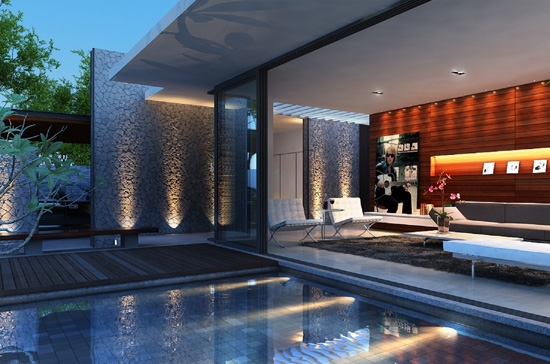 Venesia Onsen Villas với cấu trúc hai tầng, diện tích từ 248-423 m2 có thiết kế thông thoáng để đón không khí trong lành. 