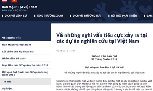 Vụ Đan Mạch ngừng ba dự án ODA: Các bên nói gì?