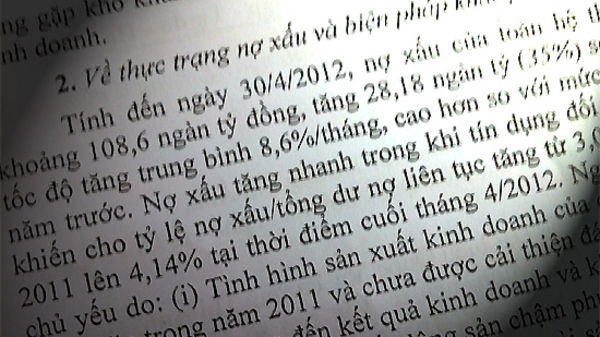 Tăng 8,6%/tháng, nợ xấu ngân hàng khoảng 108,6 nghìn tỷ đồng