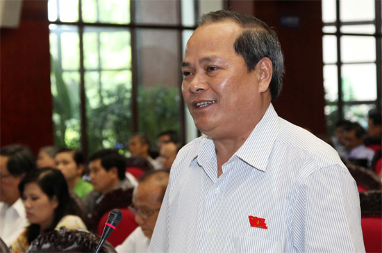 Ủy viên Thường trực Ủy ban Pháp luật của Quốc hội, đại biểu Ngô Văn Minh- Ảnh: NT.