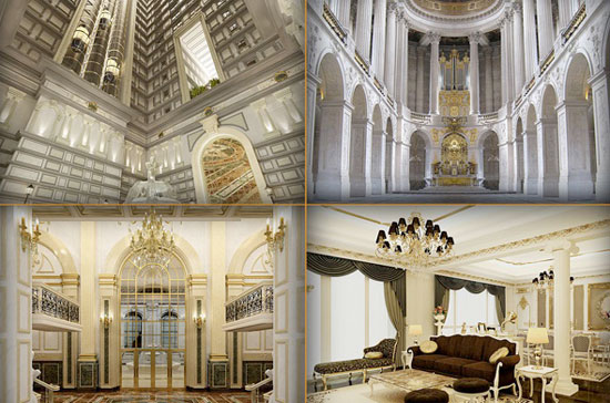 Một số phối cảnh thuộc dự án tòa tháp căn hộ hạng sang D’Palais de Louis.