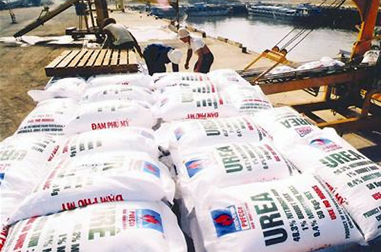 Riêng mặt hàng phân urê có giá tăng đáng kể trong nửa đầu tháng 5/2012.
