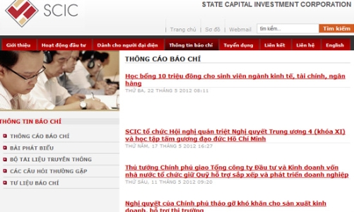 Sẽ thành lập Công ty Đầu tư SCIC