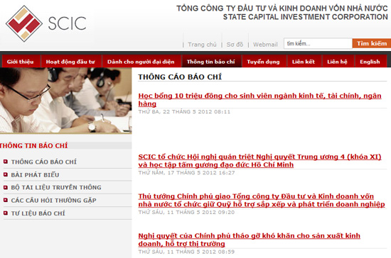 Hội đồng Thành viên SCIC sẽ không kiêm các chức danh lãnh đạo của Công ty Đầu tư SCIC.