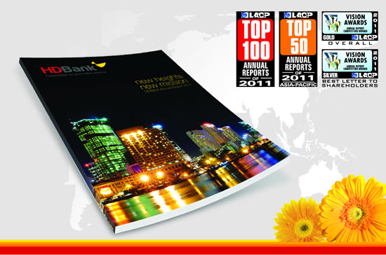 Báo cáo thường niên của HDBank thuộc top 100 báo cáo thường niên xuất sắc thế giới.