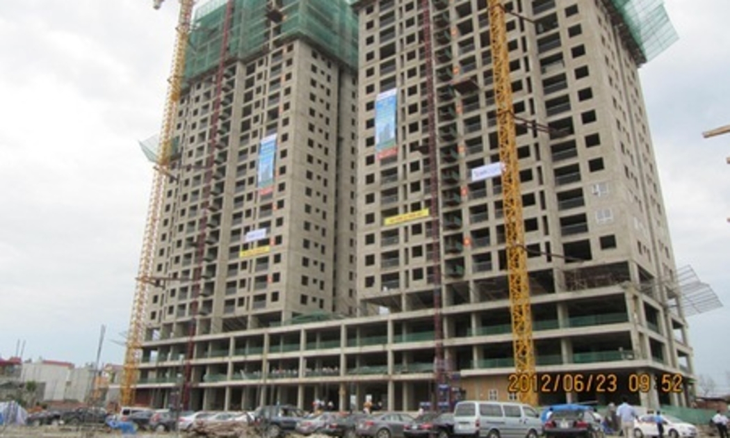 Dư nợ cho vay đầu tư kinh doanh bất động sản đến cuối tháng 5/2012 là khoảng 197.000 tỷ đồng.