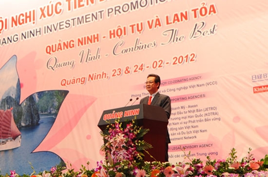 Người đứng đầu Chính phủ yêu cầu Quảng Ninh huy động mọi nguồn lực trong và ngoài nước để tập trung đầu tư phát triển hệ thống hạ tầng - Ảnh: Nhật Minh.