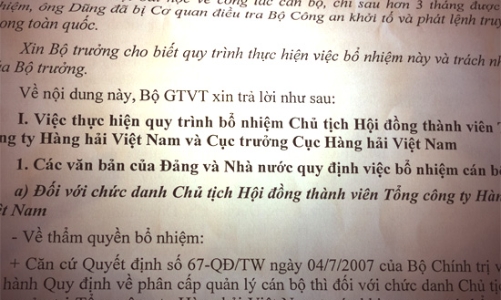 Bộ trưởng Thăng “rút kinh nghiệm” việc bổ nhiệm ông Dũng