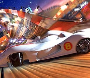 Một cảnh trong bộ phim Speed Racer. Lẽ ra nhà sản xuất Speed Racer có thể đầu tư ít hơn cho việc quảng bá, mà sử dụng trailer, poster “né” khỏi khu vực ảnh hưởng của Iron Man thì có khả năng thu được một khoản khấm khá hơn, quan trọng là mở được đường thoát về sau này thông qua việc bán DVD, các vật phẩm ăn theo khác.