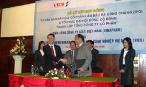 Tổng công ty Giấy có thể IPO vào quý 1/2010