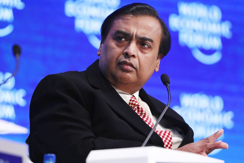 Tỷ phú Ấn Độ Mukesh Ambani - Ảnh: Bloomberg.<br>