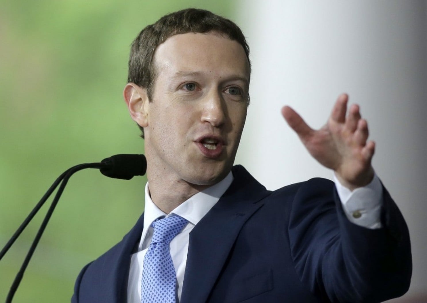 Nhà sáng lập Facebook Mark Zuckerberg - Ảnh: AP/WP.<br>