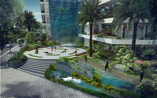 EcoLife Capitol được xây dựng bằng các vật liệu thân thiện với thiên nhiên, sử dụng năng lượng tái tạo theo đúng tiêu chuẩn một công trình xanh.