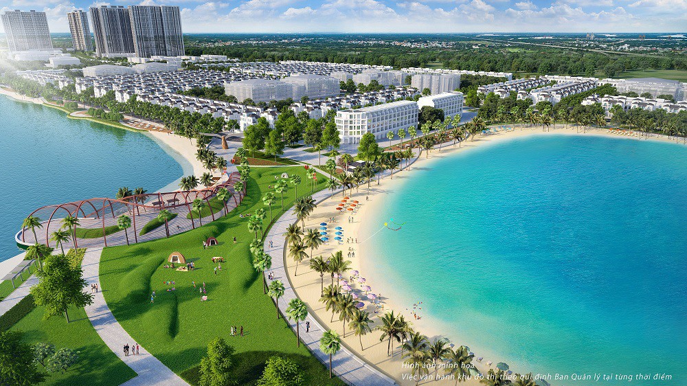 Phối cảnh dự án đại đô thị VinCity Ocean Park với tổng diện tích 420ha.