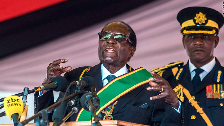 Tổng thống Robert Mugabe của Zimbabwe - Ảnh: Getty/CNBC.