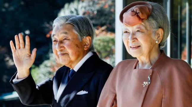 Nhật hoàng Akihito và Hoàng hậu Michiko - Ảnh: Getty/BBC.