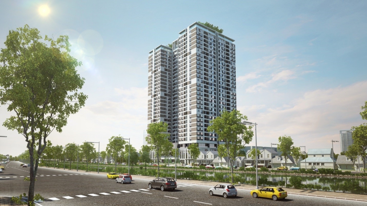 Dự án Riverside Garden tọa lạc tại 349 Vũ Tông Phan, Khương Đình, Thanh Xuân, Hà Nội cao 30 tầng, tổng diện tích sàn là 77.604m2 với khoảng 600 căn hộ, 3 tầng hầm.