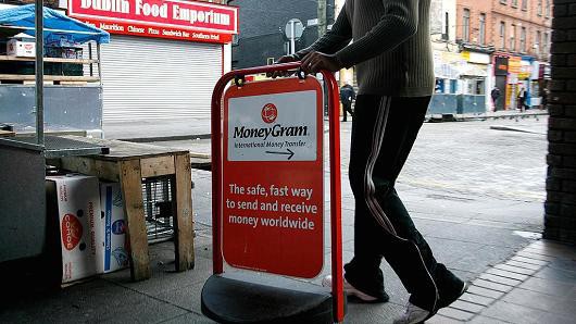 MoneyGram là công ty chuyển tiền hàng đầu của Mỹ - Ảnh: Getty/CNBC.
