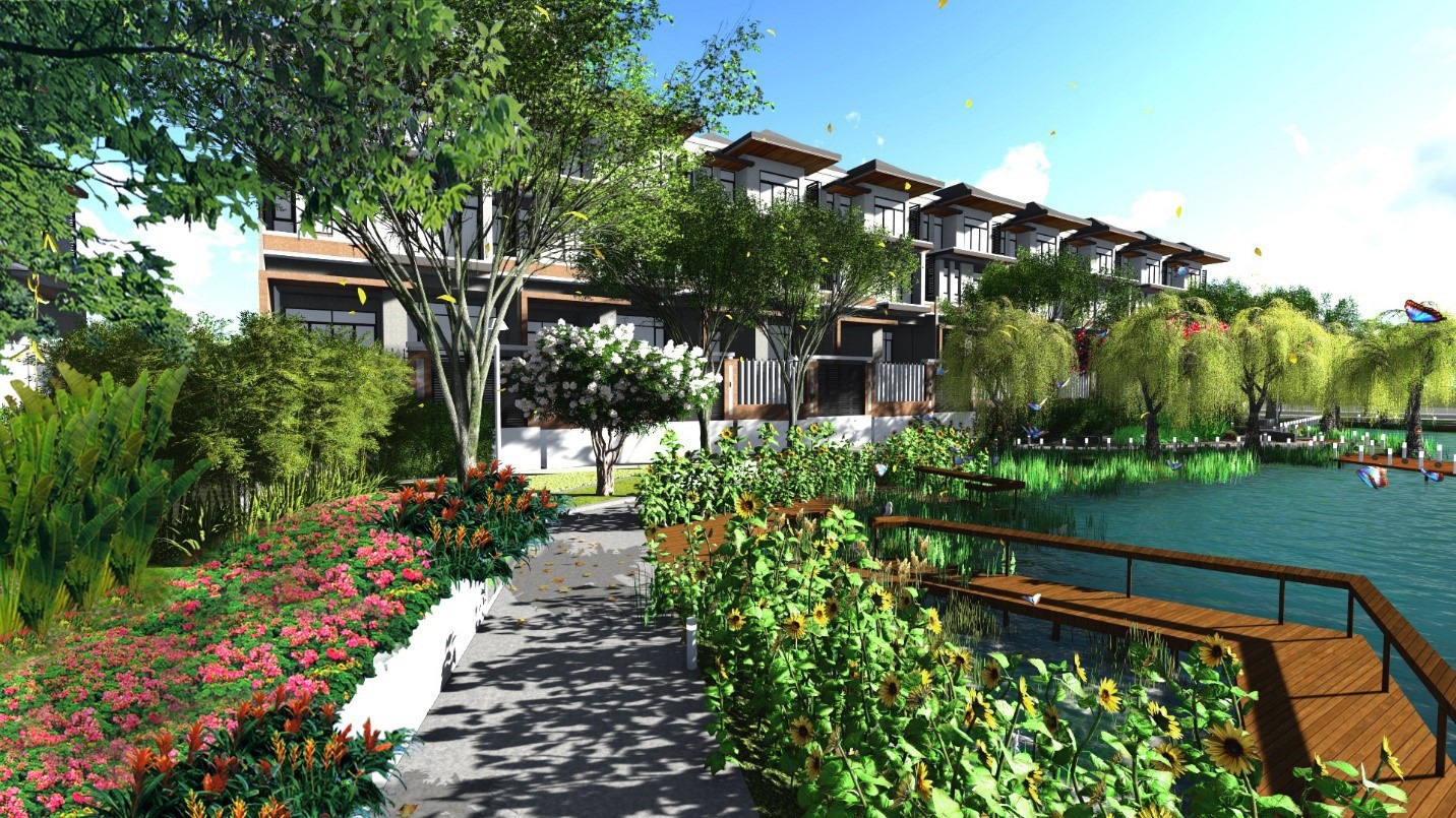 Biệt thự Hưng Phát Green Star với tầm nhìn đẹp ra hồ Thiên Đường.