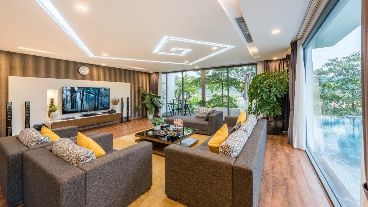 Không gian thượng lưu tại Skylake Villa. 