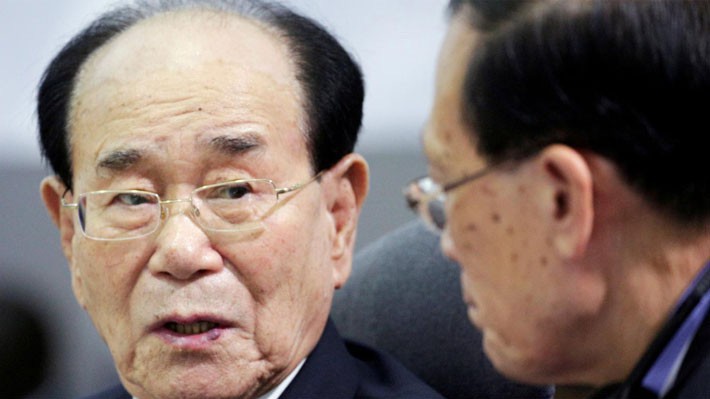 Ông Kim Yong-nam, Chủ tịch Quốc hội Triều Tiên tại hội nghị thượng đỉnh lần thứ 17 khối Không liên kết diễn ra ở Venezuela tháng 9/2016 - Ảnh: Reuters.