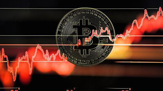 Trong năm 2017, giá Bitcoin tăng gần 1.300% - Ảnh: Getty/CNBC.