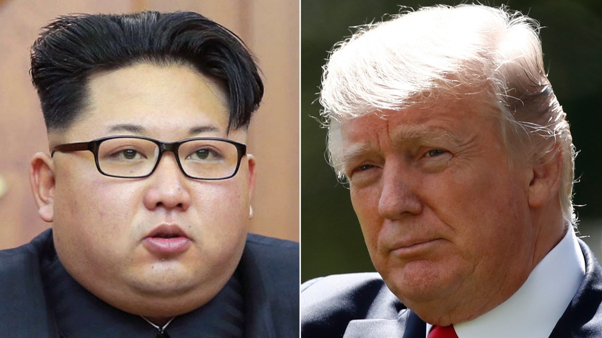 Nhà lãnh đạo Triều Tiên Kim Jong Un (trái) và Tổng thống Mỹ Donald Trump - Ảnh: Time.