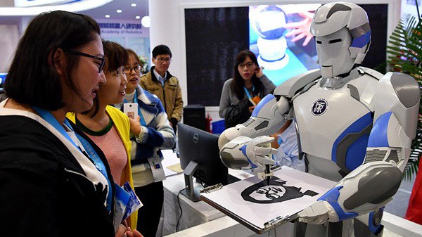 Trí tuệ nhân tạo (AI) đang được Trung Quốc đầu tư phát triển mạnh - Ảnh: China Daily.