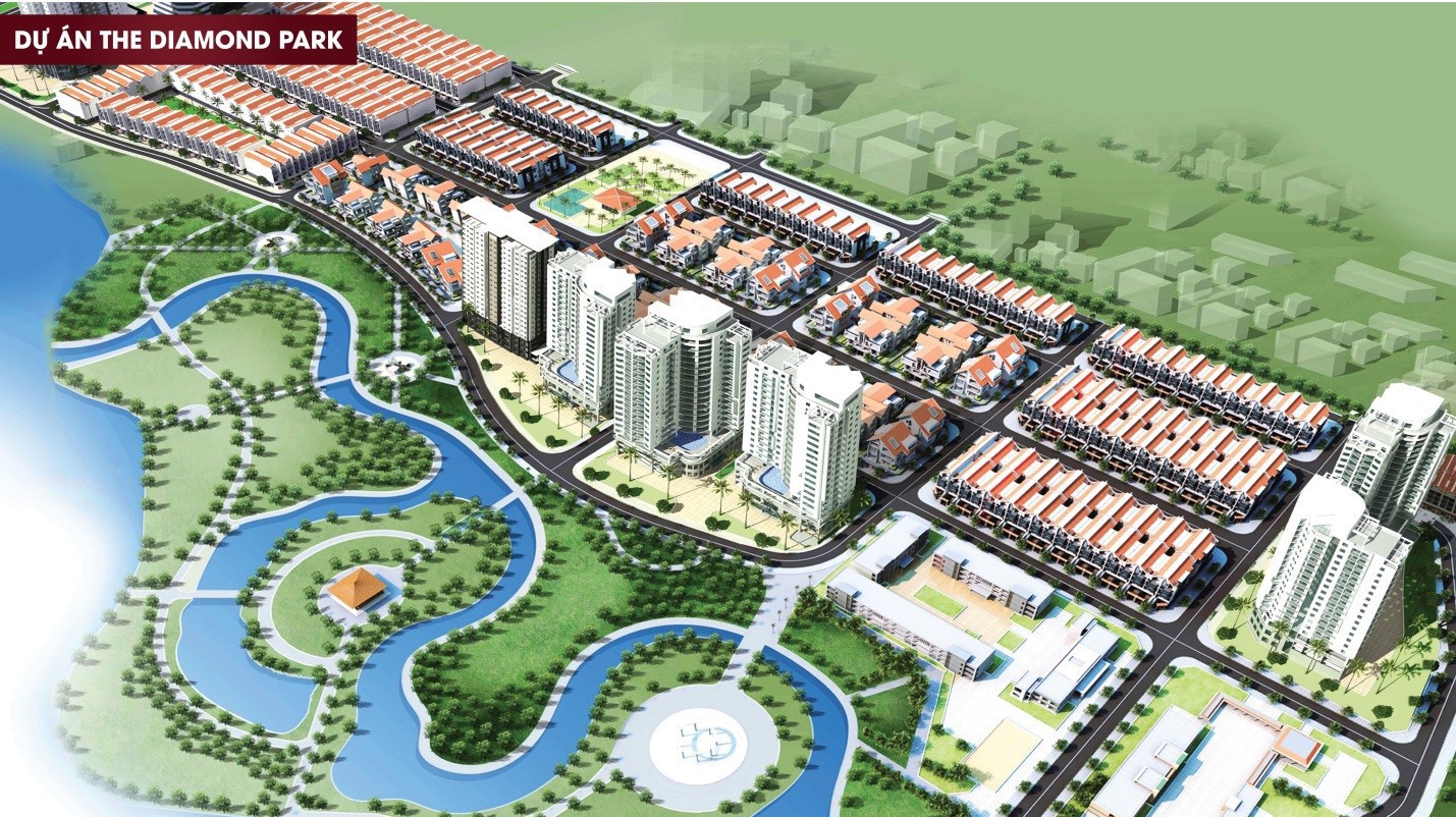 Phối cảnh dự án The Diamond Park.