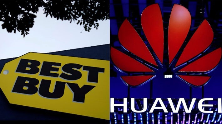 Best Buy có thể sắp dừng bán điện thoại Huawei - Ảnh: Reuters.