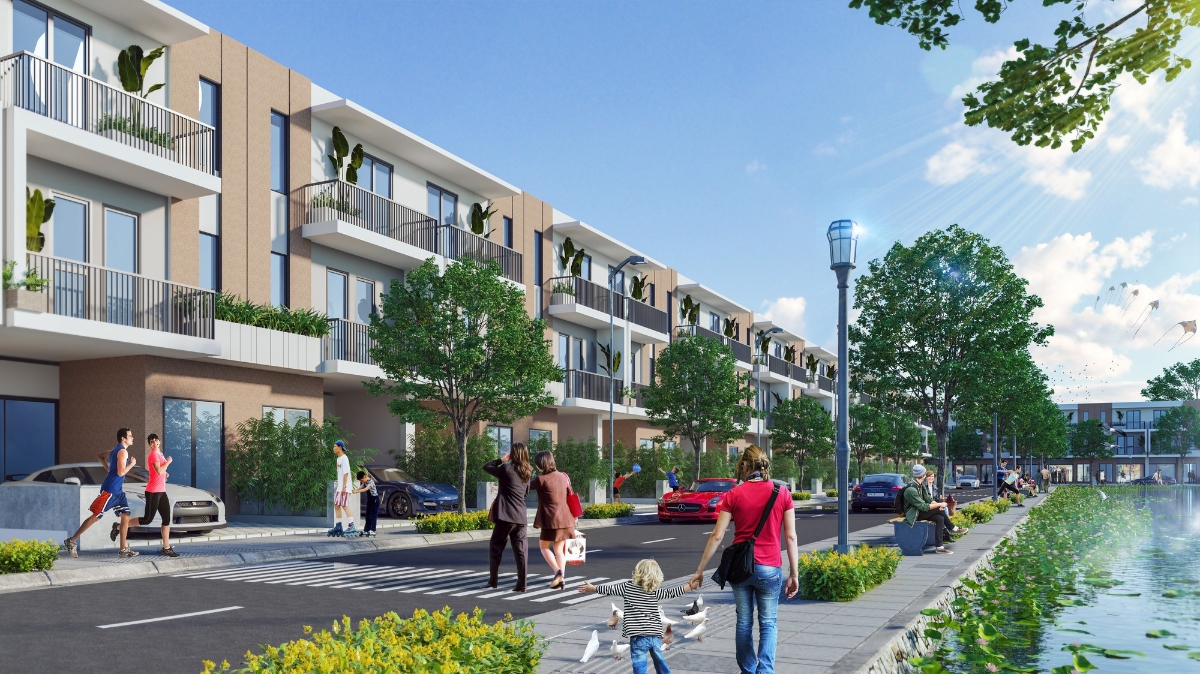 Một góc khu đô thị Dragon Village.