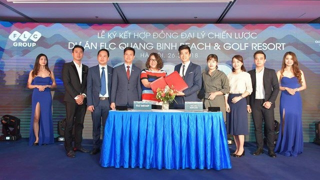 RubyLand ký hợp đồng đại lý chiến lược dự án FLC Quang Binh Beach & Golf Resort.