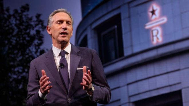Ông Howard Schultz, Chủ tịch điều hành Starbucks - Ảnh: Getty/BBC.