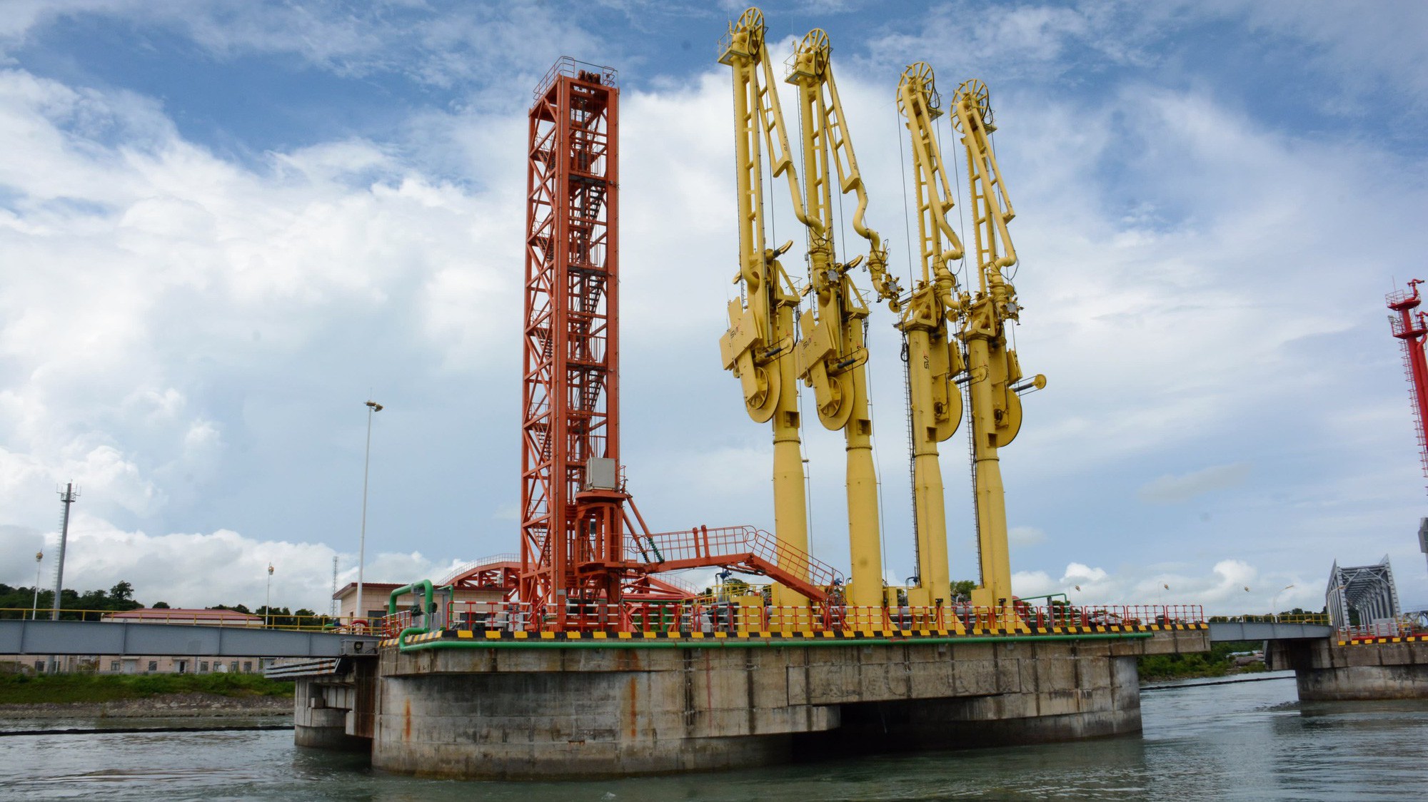 Một dự án do Trung Quốc thực hiện ở Kyaukpyu, Myanmar - Ảnh: Nikkei.